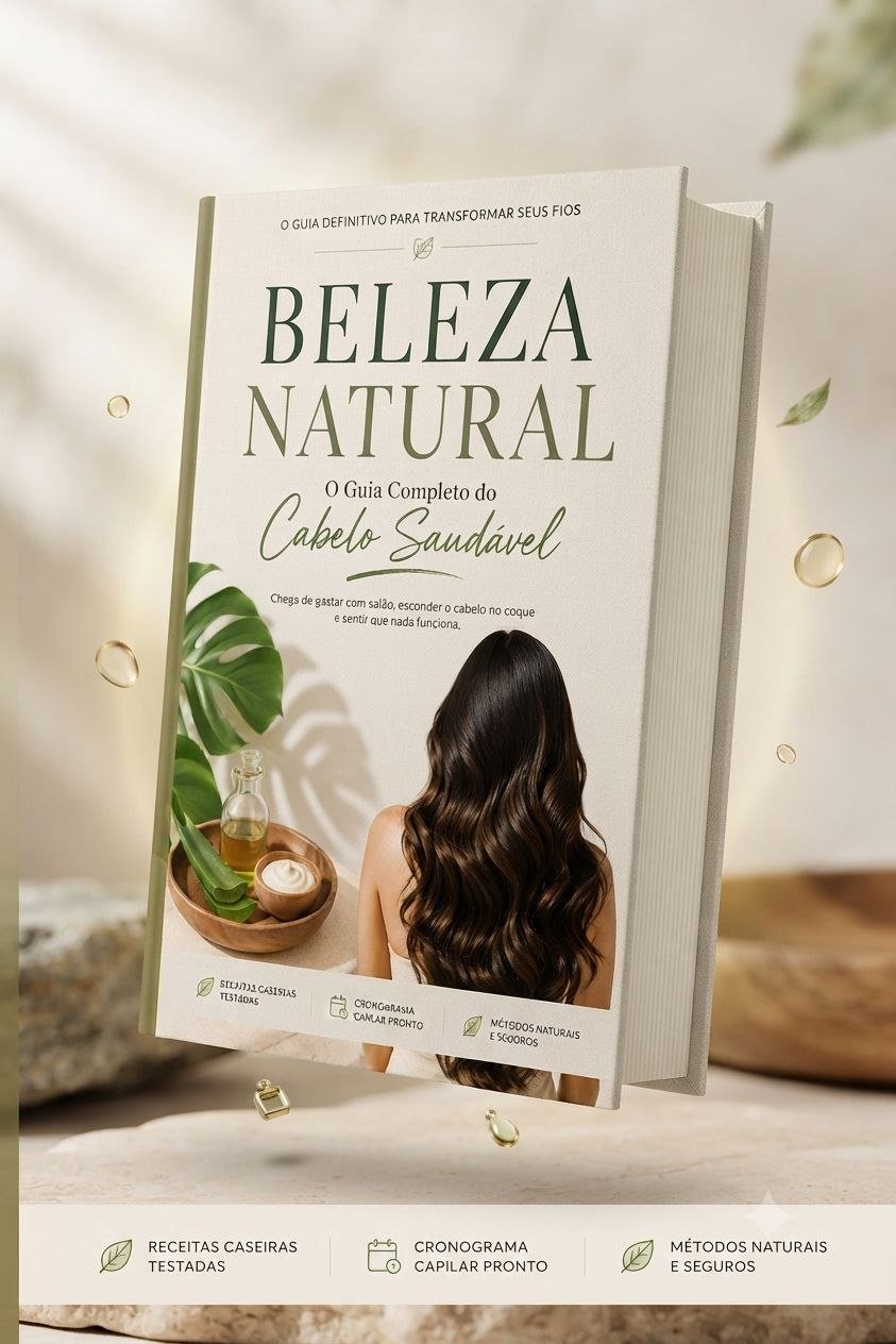 E-book Beleza Natural — O Guia Completo do Cabelo Saudável